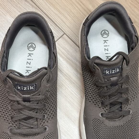 KIZIK Lima Shoes Size Men 9 / Womens 10.5 Unisex Gray Breathable Knit Hands Free - Picture 4 of 9